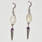 Amethyst and Mother of Pearl Earrings